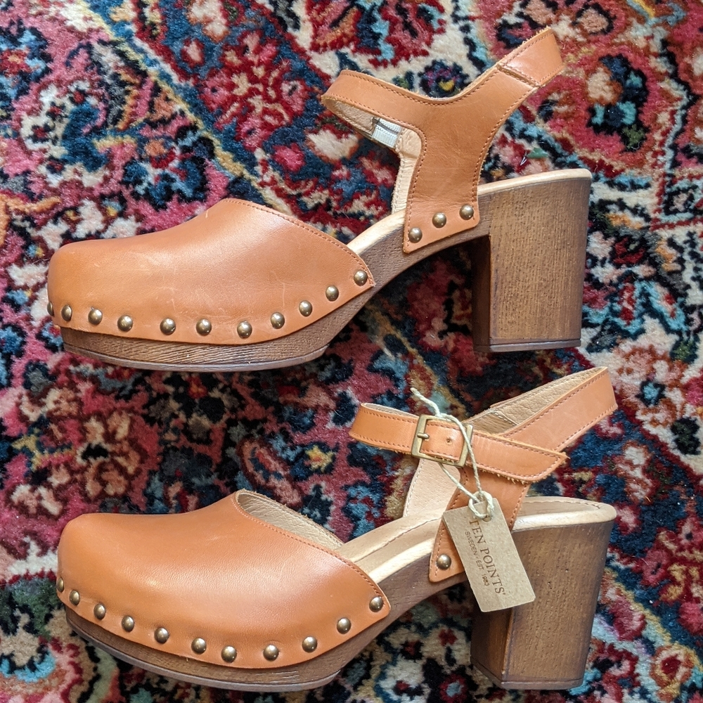 New w/ tags Ten Points Swedish clogs!